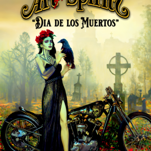 "Dia de los Muertos" Tin Sign by Artist, David Uhl