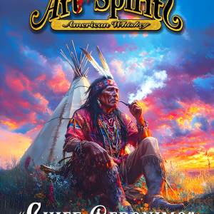 "Chief Geronimo" Tin Sign by Artist, John Martin