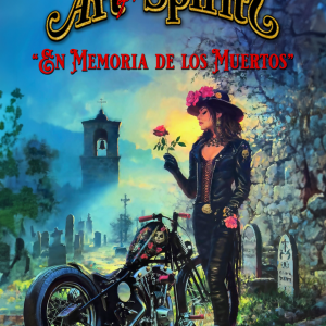 "En Memoria de los Muertos" Tin Sign by Artist, David Uhl